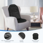 Portable massage chair pad with ergonomic back support – multi-use massage pad for chairs to ease back tension and promote relaxation