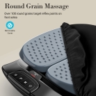 Foot vibrating massager with heating function and remote control for easy operation