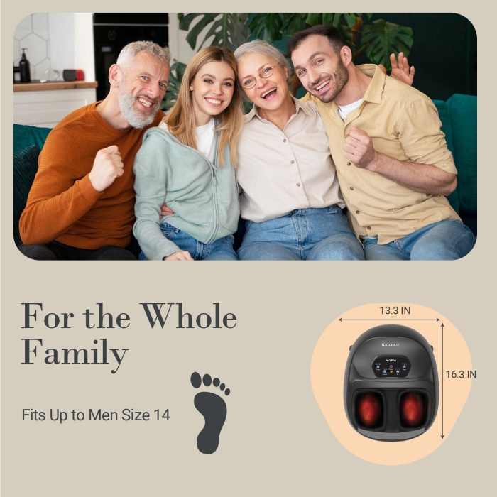 Cupilo foot massager, ideal for easing plantar fascia discomfort through precise massage