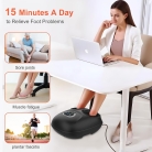 Heated foot massager designed for plantar fascia comfort with therapeutic warmth