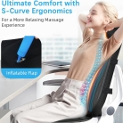 Auto seat massager with multiple modes for in-car muscle relief