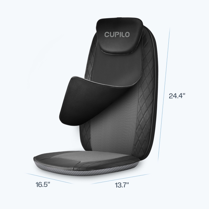 Shiatsu back massager with heating pad – perfect as a back massager for chairs