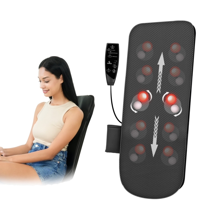 Kneading massage chair back massager for deep muscle relief