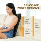 Kneading massage chair back massager for deep muscle relief