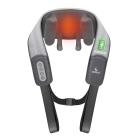4-hands neck massager with dual kneading nodes; Neck and shoulder heat massager for pain relief; Adjustable intensity with soothing warmth therapy.