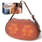 Bed massage pillow for full-body relaxation; Ergonomic back massage pillow with heat therapy; Portable shiatsu massager for spine and muscle relief.