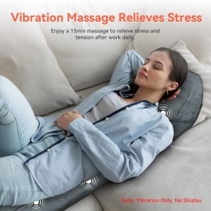 Full Body Massage Mat with 5 Vibration Modes & 3 Intensity Levels - Back Massager for Pain Relief, Massage Mattress with Auto Shut-Off Feature, 53 Inches Long (Approx. 134.6 cm) - Perfect Gift