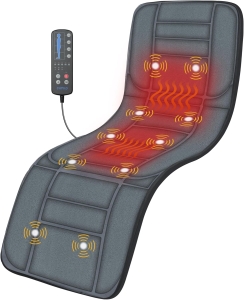 "Wearable heating pad for back ache, adjustable heat pads for shoulder and neck pain relief"