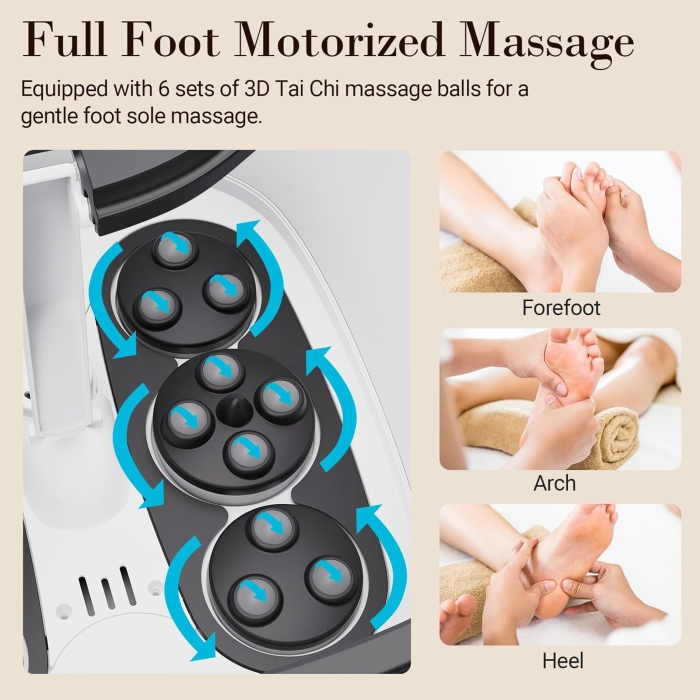 Portable spa bubble bath massager for on-the-go relaxation with soothing bubbles