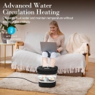 Portable spa bubble bath massager for on-the-go relaxation with soothing bubbles