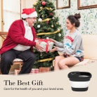 Portable spa bubble bath massager for on-the-go relaxation with soothing bubbles